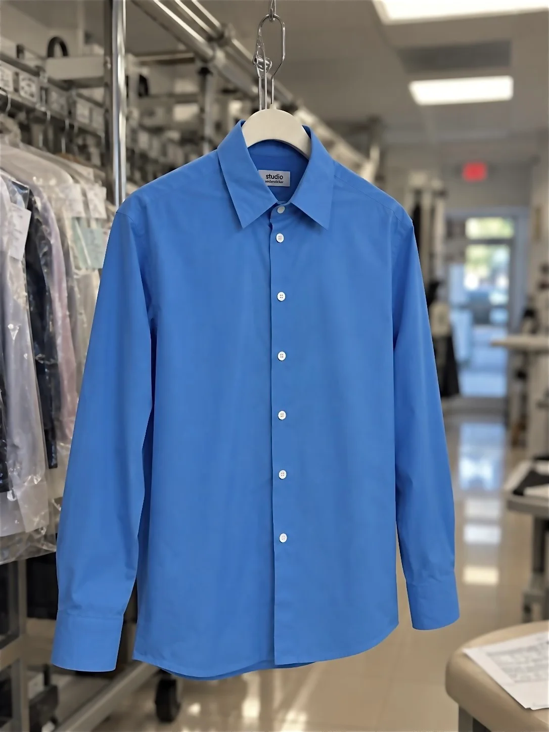 Garment after professional pressing and finishing at Vestiestilo