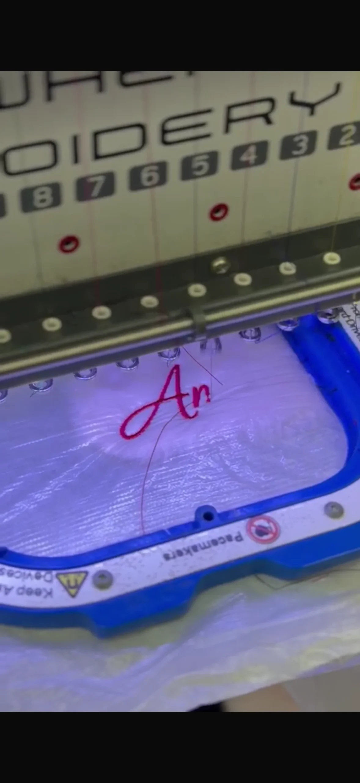 Garment before custom embroidery at Vestiestilo